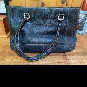 kate spade Handbag Purse  Black Leather